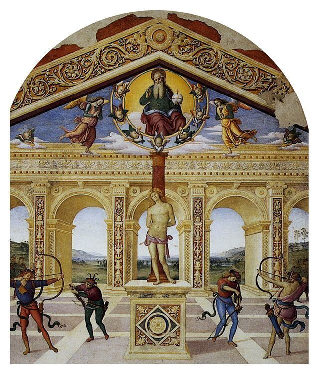 Perugino "Martyrdom of San Sebastiano"