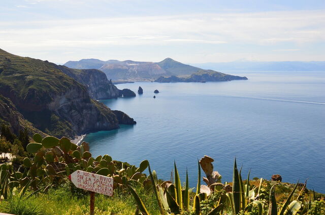 View in Lipari