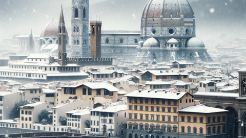Florence in the snow