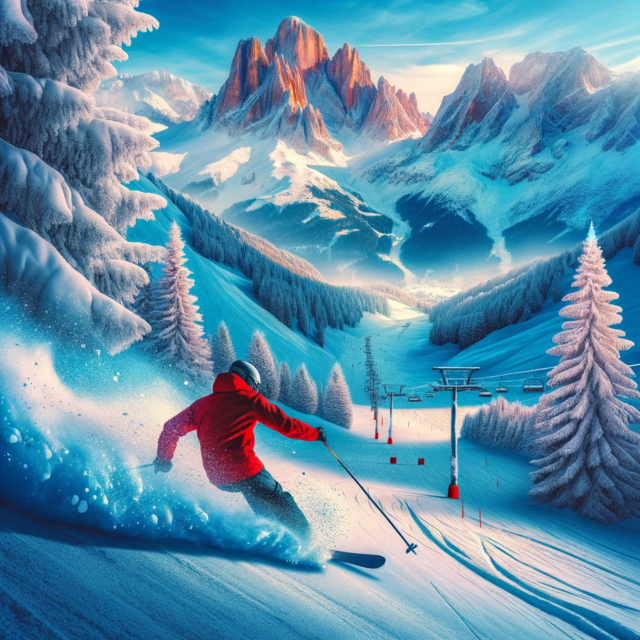 Skiing in Italy