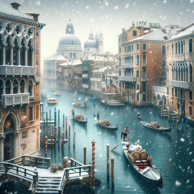 Venice in the snow