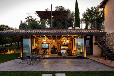 Casale Isidoro, terrace