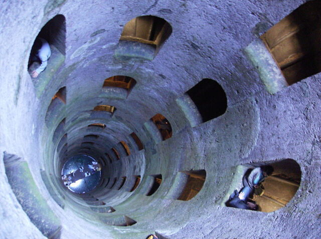 St Patrick's Well, looking down