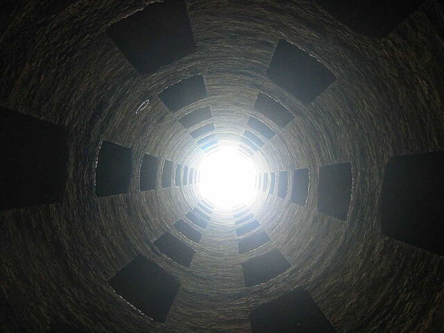 St Patrick's Well, looking up