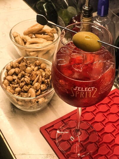 A Venetian Aperol Spritz