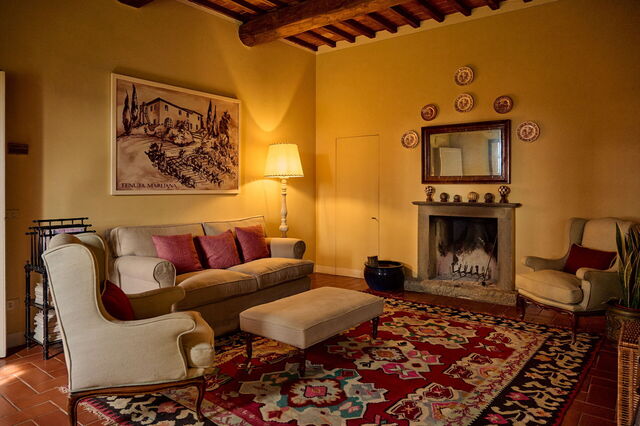 Villa Marliana, sitting room