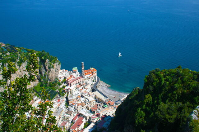 View over Atrani