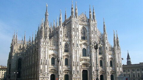 View of Milan duomo