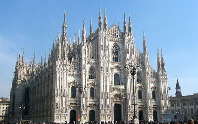 View of Milan duomo