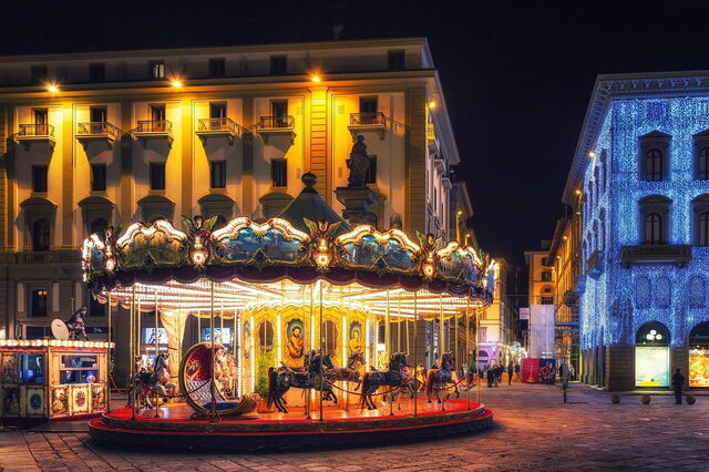 The famous Florence carousel