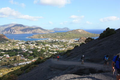 View over Vulcano