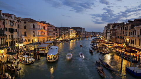 Grand Canal at night