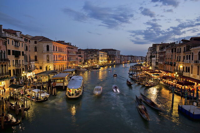 Grand Canal at night