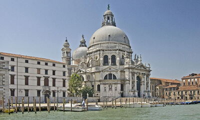 Santa Maria basilica on Grand Canal