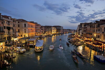 Grand Canal at night