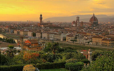 Sunset over Florence