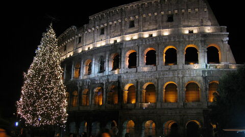 Colosseum at Christmas