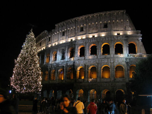Colosseum at Christmas
