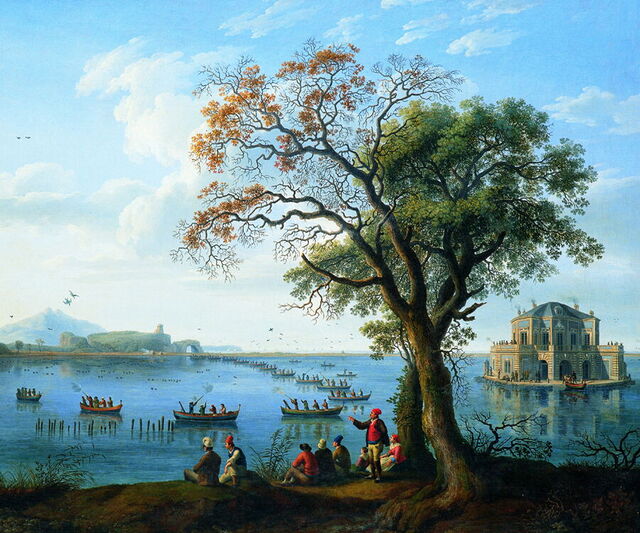 Fusaro, by Hackert