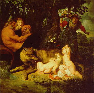 Romulus and Remus painting