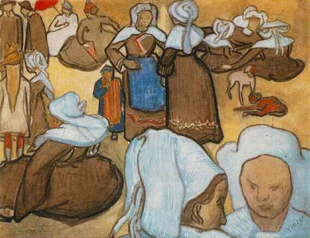 Breton Women, Van Gogh