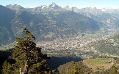 View of Aosta Valley