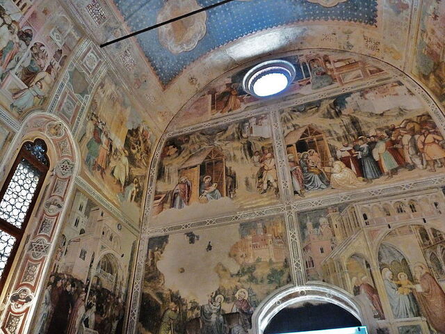 Ceiling and walls, St George's Oratory, Padua