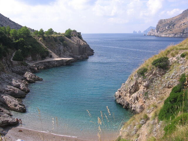 Bay of Ieranto, water