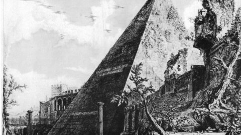Piranesi, Pyramid of Cestius