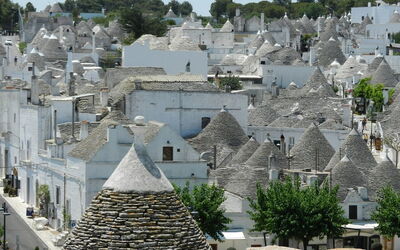 View over Alberobello