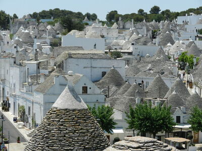 View over Alberobello