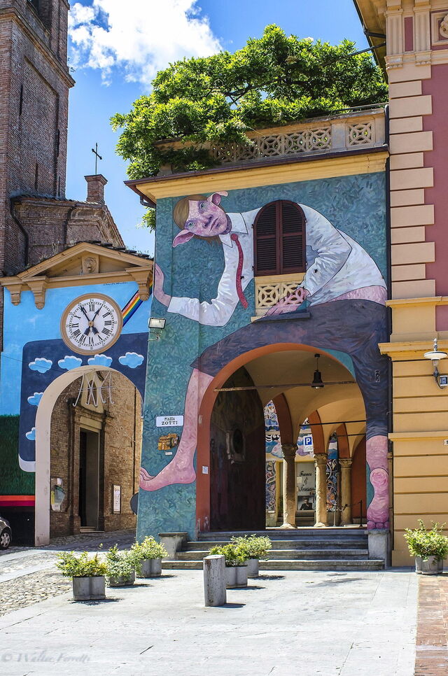 Street art in Dozza