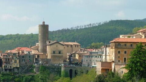 View of Nemi town