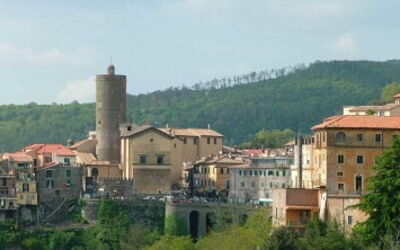 View of Nemi town