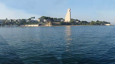 The harbour of Brindisi city