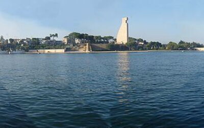 The harbour of Brindisi city