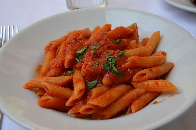 spicy pasta dish