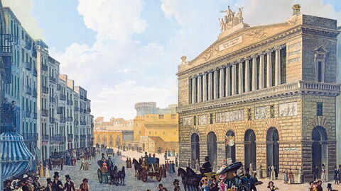 San Carlo Opera House in 1830
