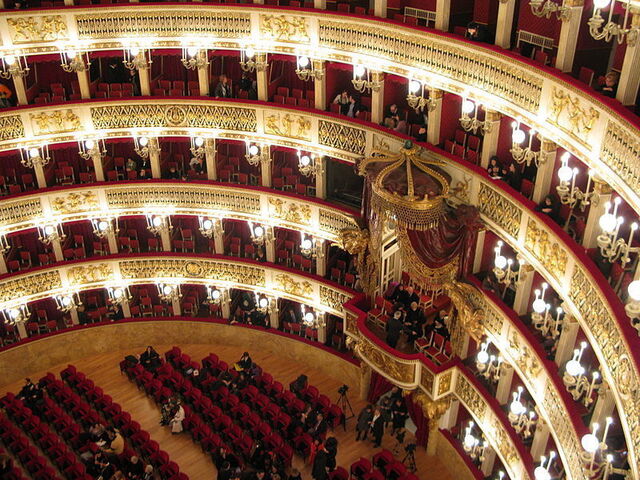 Interior of San Carlo Opera House