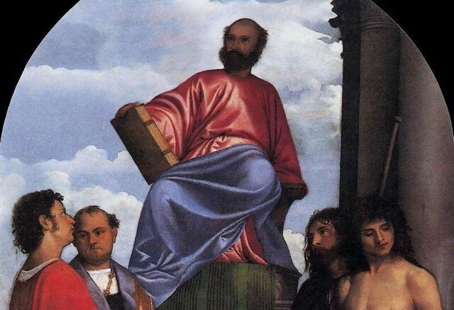 St Mark Enthroned, Titian