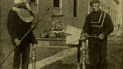 Plague equipment discovered in the 19th century