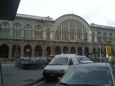 Train station in Turin