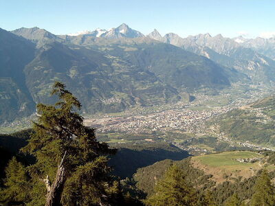 View over Valle D'Aosta