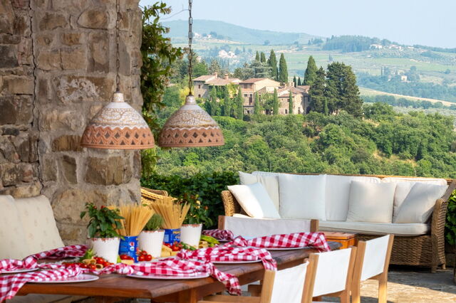 Villa Le Corti, al fresco