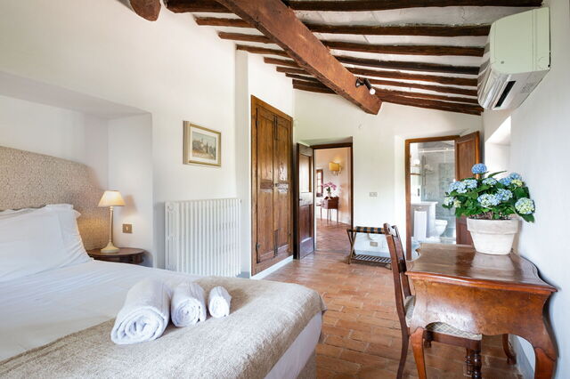 Villa le Corti, bedroom