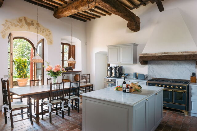 Villa le Corti, kitchen