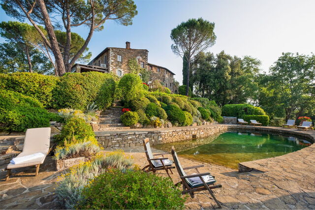 Villa le Corti, living room
