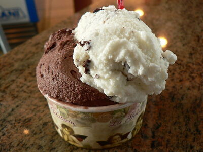 Stracciatella, a popular flavour