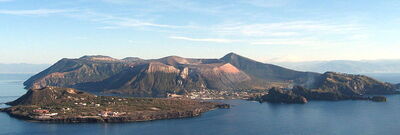 View of Vulcano Island