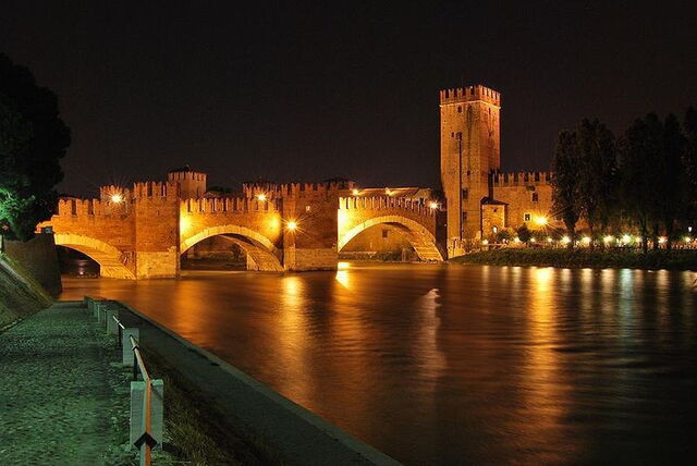 Scaligeri Castle and bridge